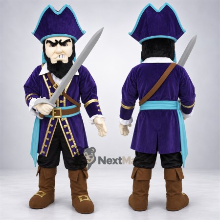 Pirate Captain Mascot Costume for Fundraisers Pirate Captain Mascot Costume for Fundraisers