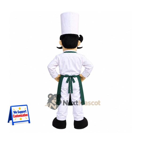 Chef Mascot Costume - Green Apron Chef Mascot Costume - Green Apron