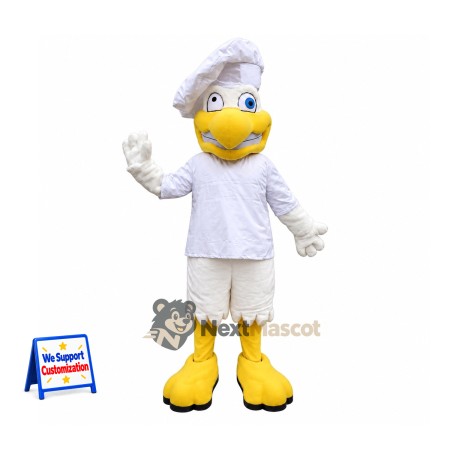 Eagle Mascot Costume - White for Community Events Eagle Mascot Costume - White for Community Events