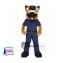 Dog Mascot Costume - Police Style for Birthday Parties