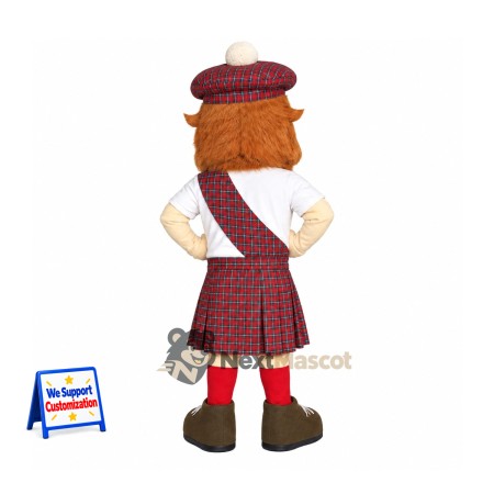 Scottish Man Mascot Costume - Kilt for School Events Scottish Man Mascot Costume - Kilt for School Events