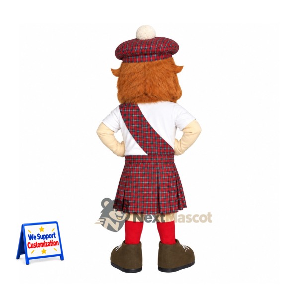Scottish Man Mascot Costume - Kilt for School Events Scottish Man Mascot Costume - Kilt for School Events