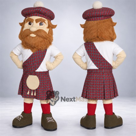 Scottish Man Mascot Costume - Kilt for School Events Scottish Man Mascot Costume - Kilt for School Events