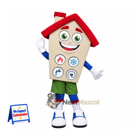 House Mascot Costume for Parades House Mascot Costume for Parades