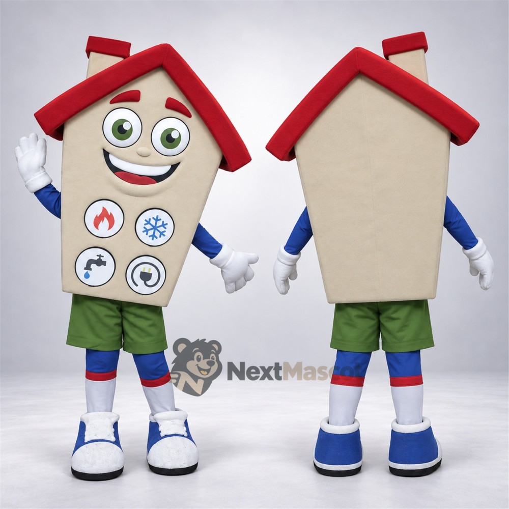 House Mascot Costume for Parades House Mascot Costume for Parades
