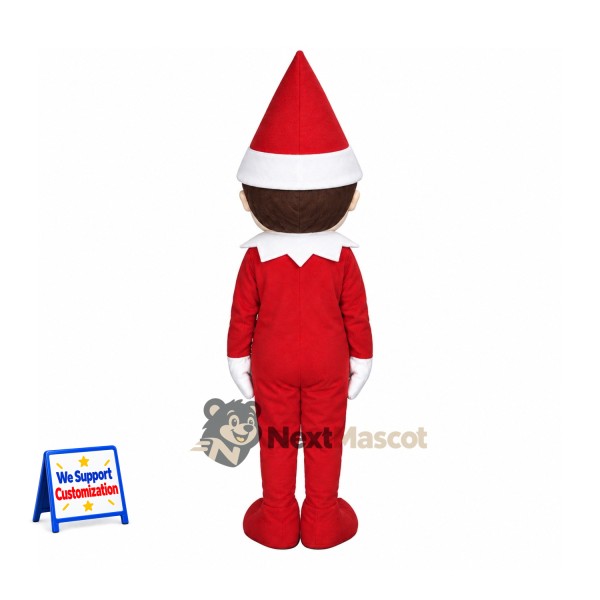 Christmas Elf Mascot Costume for Holiday Parties Christmas Elf Mascot Costume for Holiday Parties