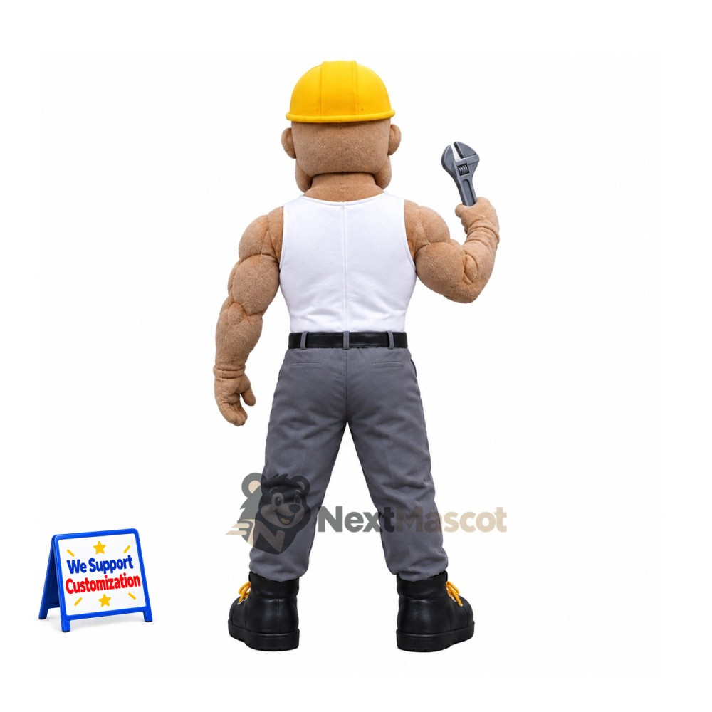 Plumber Mascot Costume for Parades Plumber Mascot Costume for Parades
