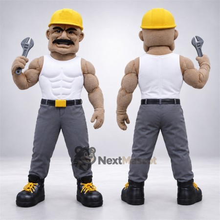 Plumber Mascot Costume for Parades Plumber Mascot Costume for Parades
