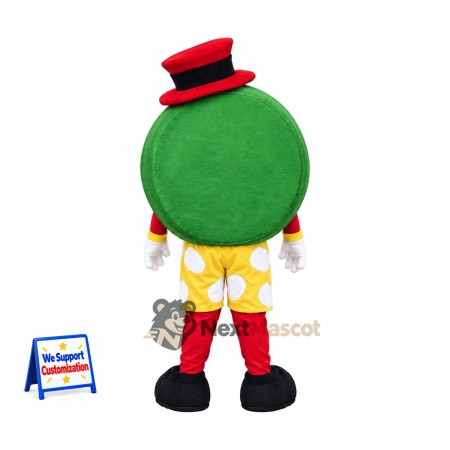 Clock Mascot Costume - Top Hat for Parades Clock Mascot Costume - Top Hat for Parades