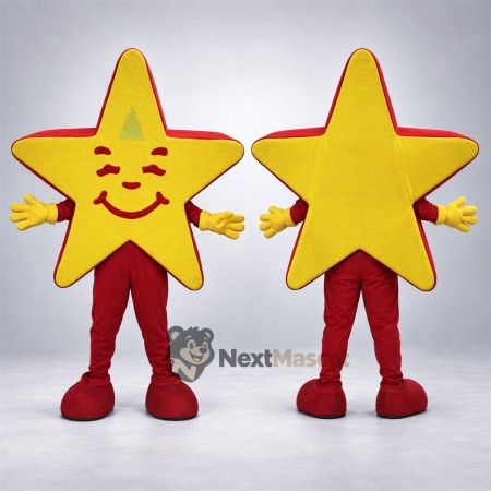 Star Mascot Costume - Yellow for Sports Days Star Mascot Costume - Yellow for Sports Days