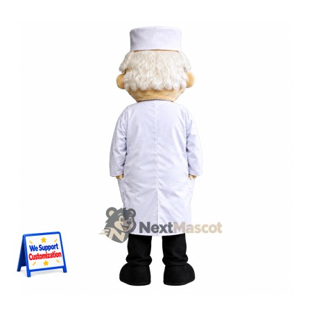 Doctor Mascot Costume - Glasses for Team Events Doctor Mascot Costume - Glasses for Team Events