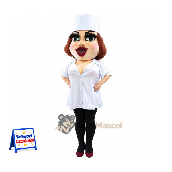 Female Doctor Mascot Costume