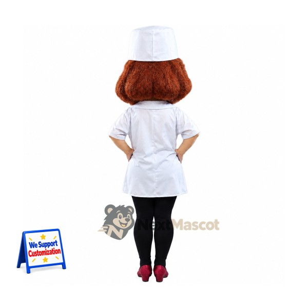 Female Doctor Mascot Costume Female Doctor Mascot Costume