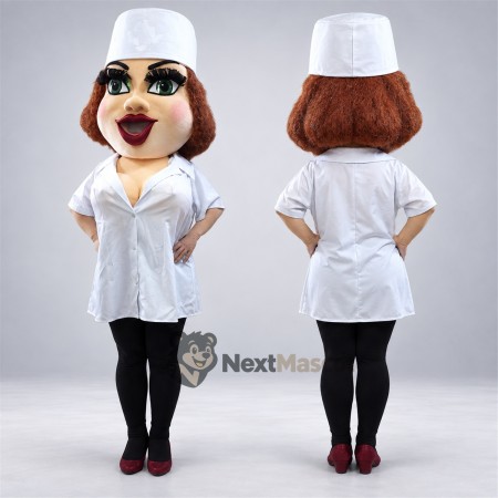 Female Doctor Mascot Costume
