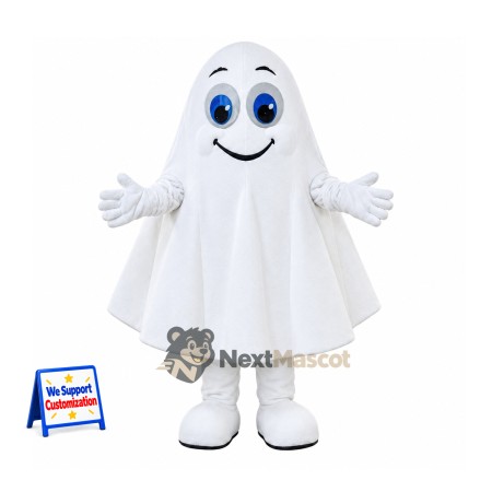 Ghost Mascot Costume - White for School Events