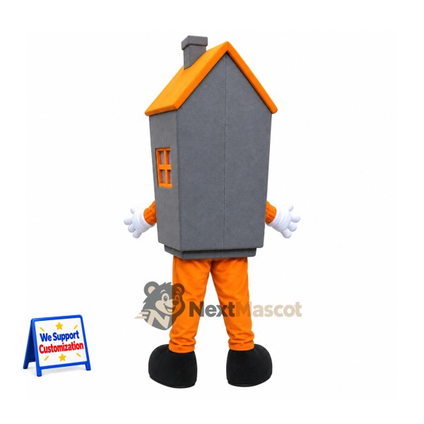 House Mascot Costume - Gray House Mascot Costume - Gray
