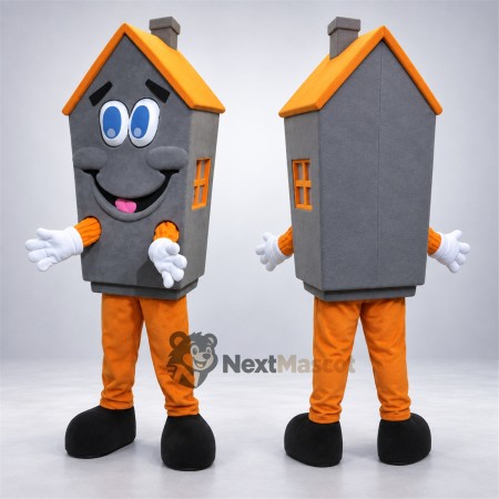 House Mascot Costume - Gray House Mascot Costume - Gray