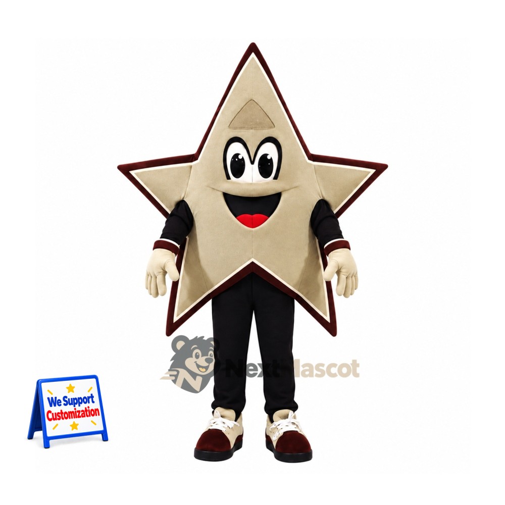 Star Mascot Costume - Silver for School Events Star Mascot Costume - Silver for School Events