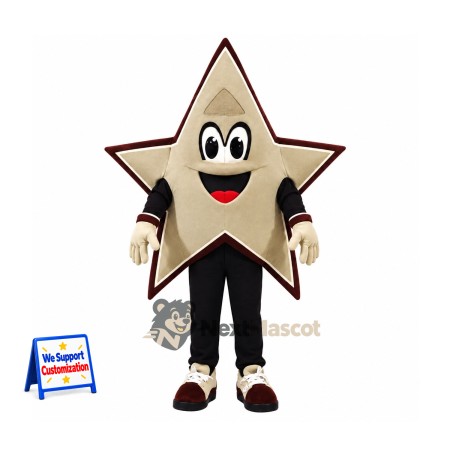 Star Mascot Costume - Silver for School Events Star Mascot Costume - Silver for School Events