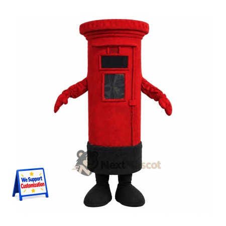 Mailbox Mascot Costume - Red for Parades Mailbox Mascot Costume - Red for Parades