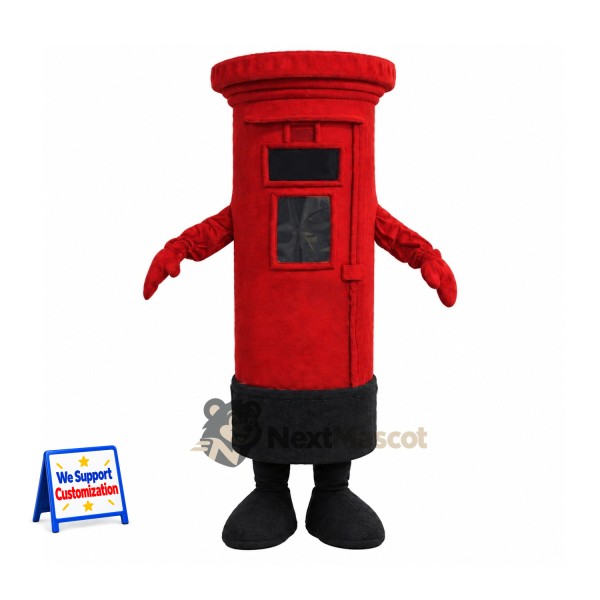 Mailbox Mascot Costume - Red for Parades