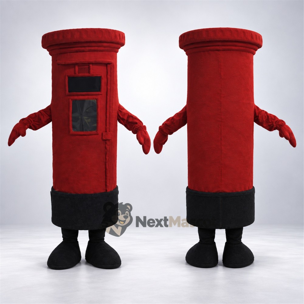 Mailbox Mascot Costume - Red for Parades Mailbox Mascot Costume - Red for Parades
