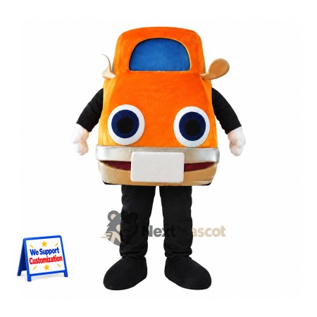 Car Mascot Costume - Orange for Parades Car Mascot Costume - Orange for Parades