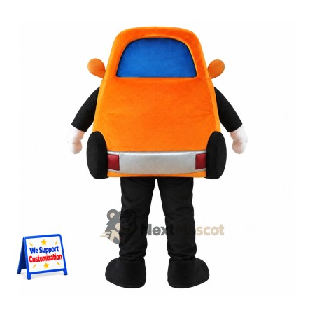 Car Mascot Costume - Orange for Parades Car Mascot Costume - Orange for Parades