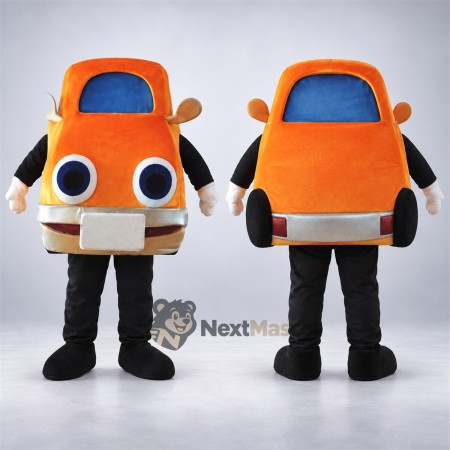 Car Mascot Costume - Orange for Parades Car Mascot Costume - Orange for Parades