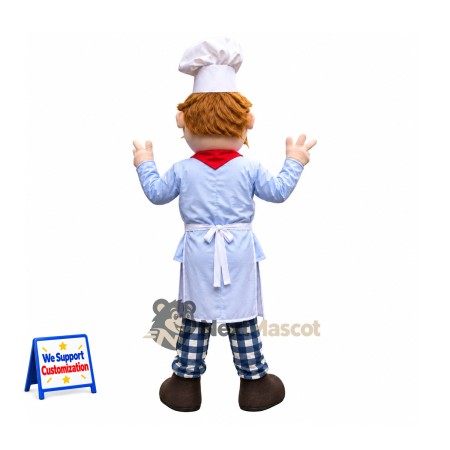 Chef Mascot Costume - Mustache for Festivals Chef Mascot Costume - Mustache for Festivals