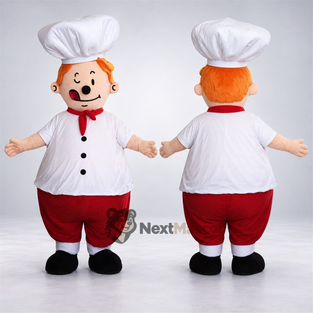 Chef Mascot Costume - Red Pants for Parades Chef Mascot Costume - Red Pants for Parades