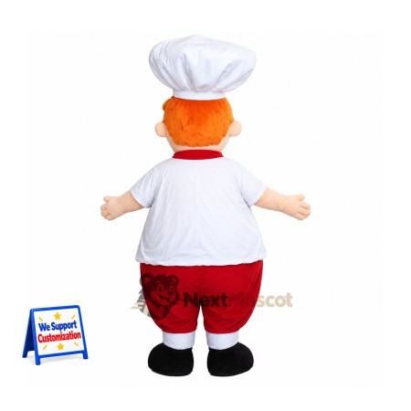 Chef Mascot Costume - Red Pants for Parades Chef Mascot Costume - Red Pants for Parades