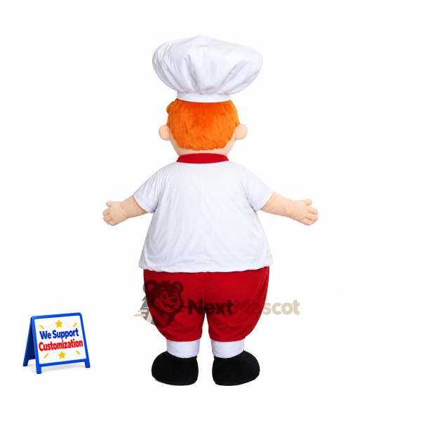 Chef Mascot Costume - Red Pants for Parades Chef Mascot Costume - Red Pants for Parades