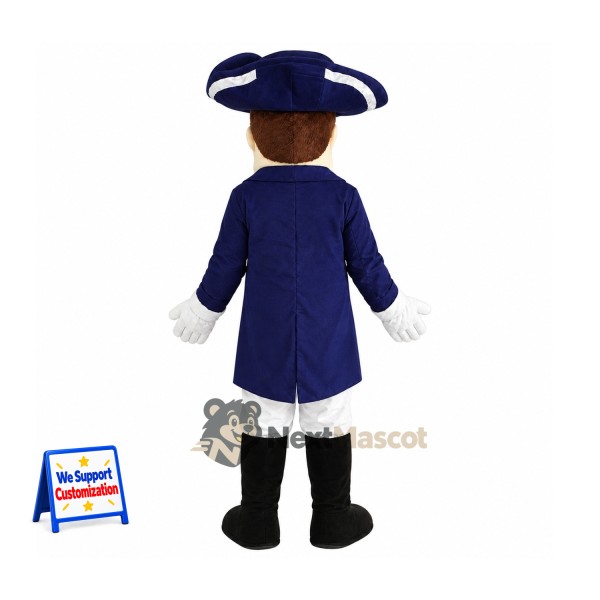 Colonial Patriot Mascot Costume for School Events