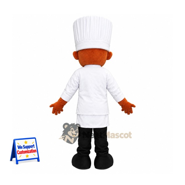 Chef Mascot Costume - White Uniform for Festivals Chef Mascot Costume - White Uniform for Festivals