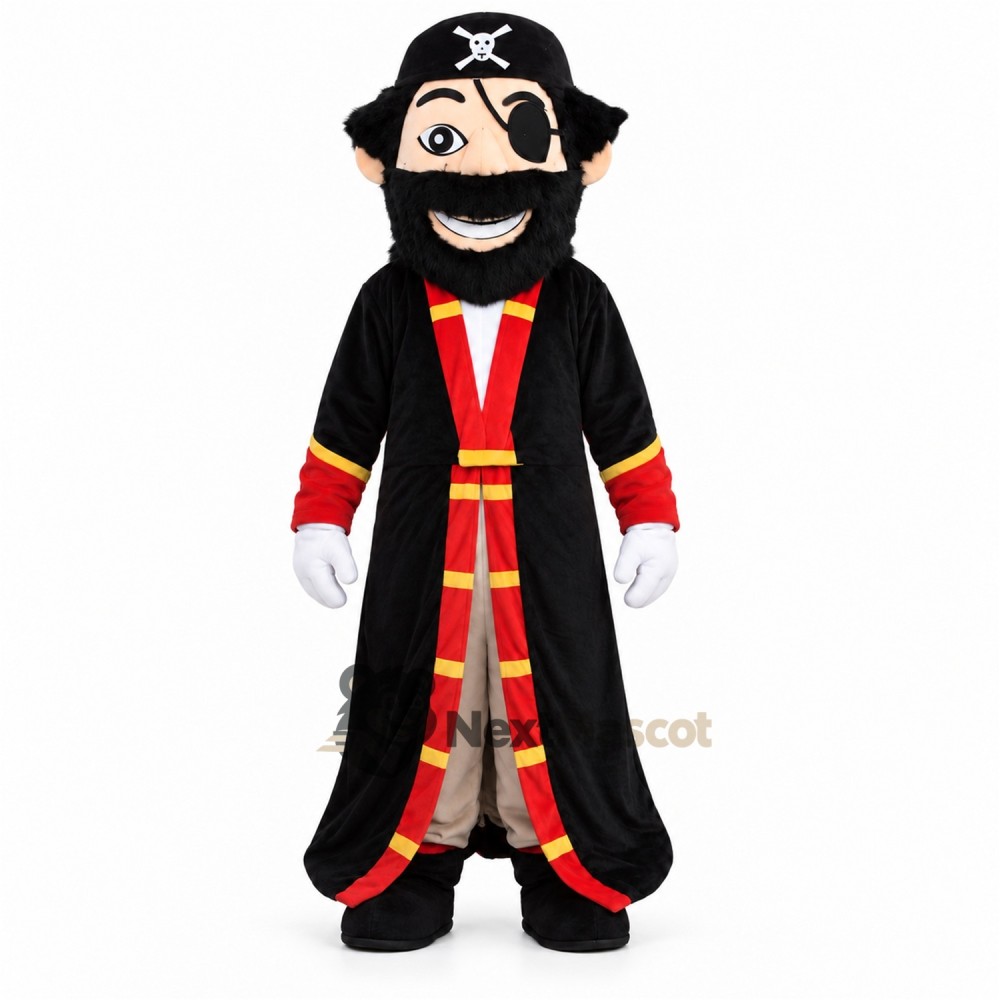 Pirate Captain Mascot Costume for Carnivals Pirate Captain Mascot Costume for Carnivals