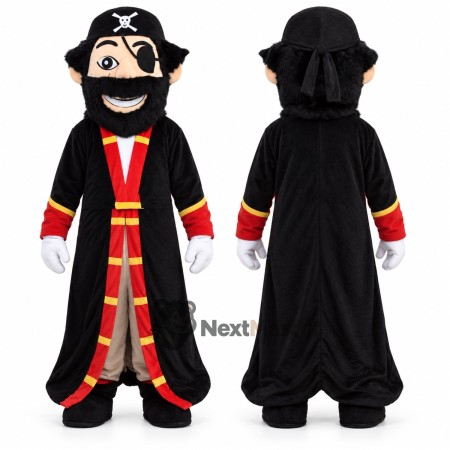 Pirate Captain Mascot Costume for Carnivals Pirate Captain Mascot Costume for Carnivals