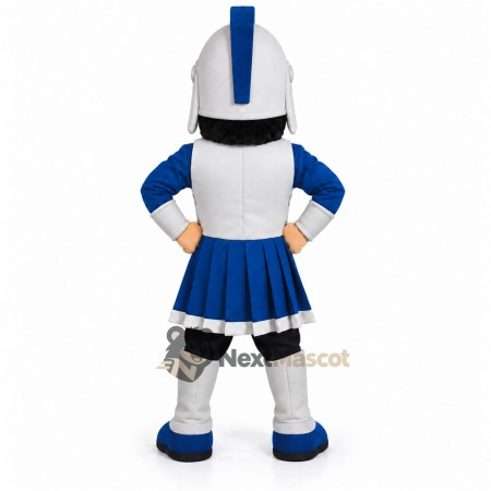 Spartan Warrior Mascot Costume - Blue for Parades Spartan Warrior Mascot Costume - Blue for Parades