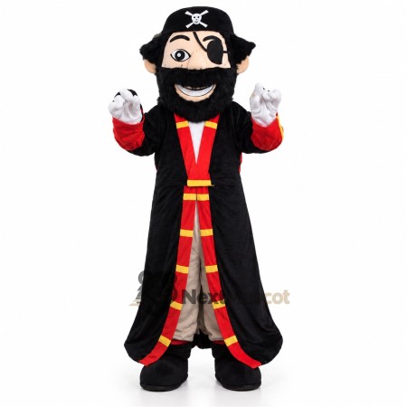 Pirate Captain Mascot Costume for Carnivals Pirate Captain Mascot Costume for Carnivals