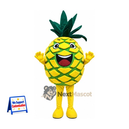 Pineapple Mascot Costume - Sunglasses Pineapple Mascot Costume - Sunglasses