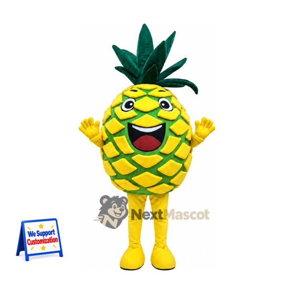 Pineapple Mascot Costume - Sunglasses
