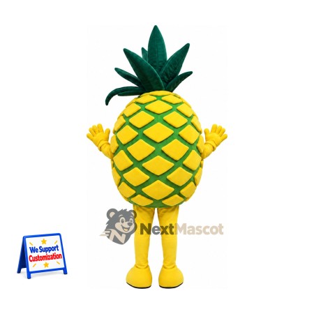 Pineapple Mascot Costume - Sunglasses Pineapple Mascot Costume - Sunglasses