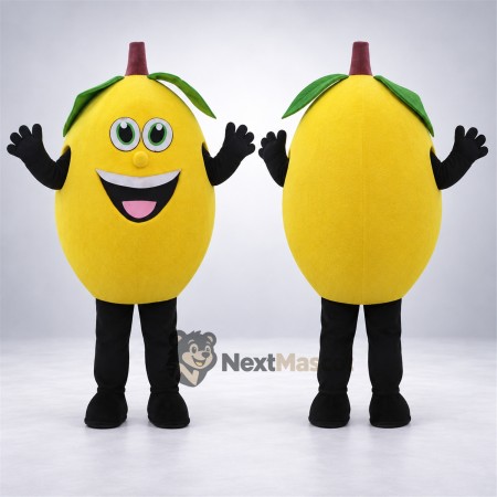 Mango Mascot Costume - Yellow Mango Mascot Costume - Yellow