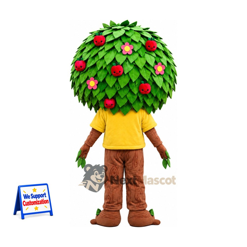 Apple Tree Mascot Costume Apple Tree Mascot Costume
