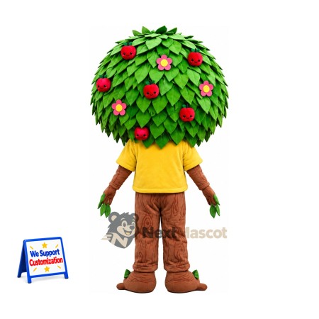 Apple Tree Mascot Costume Apple Tree Mascot Costume