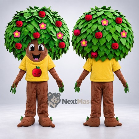 Apple Tree Mascot Costume Apple Tree Mascot Costume