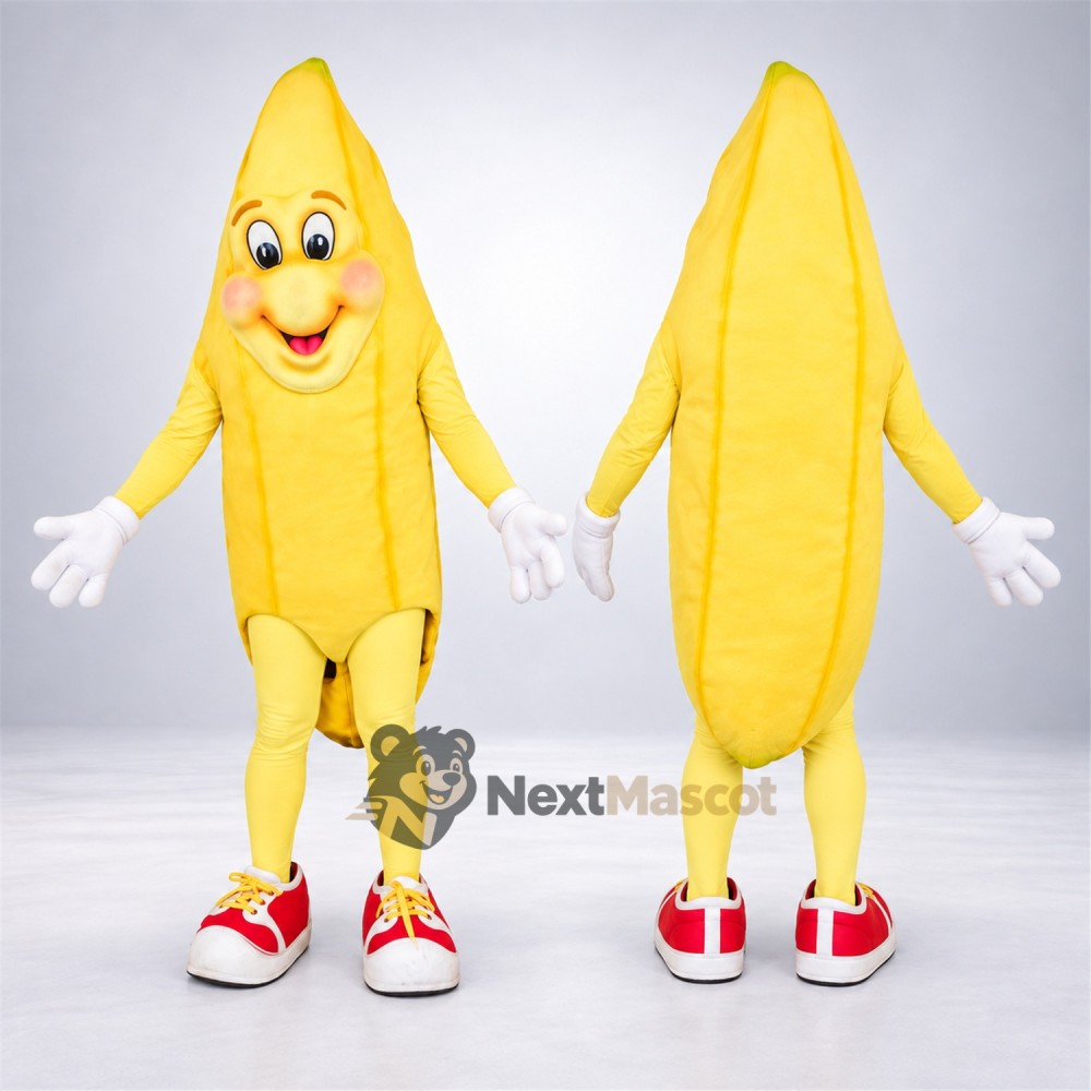 Banana Mascot Costume Banana Mascot Costume