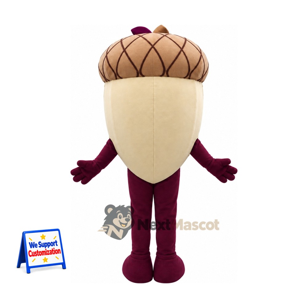 Acorn Mascot Costume Acorn Mascot Costume