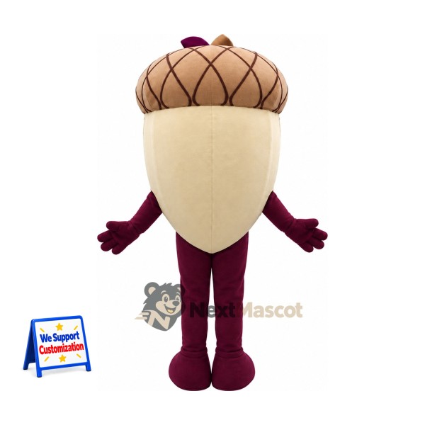 Acorn Mascot Costume Acorn Mascot Costume