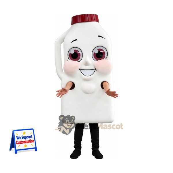 Milk Bottle Mascot Costume